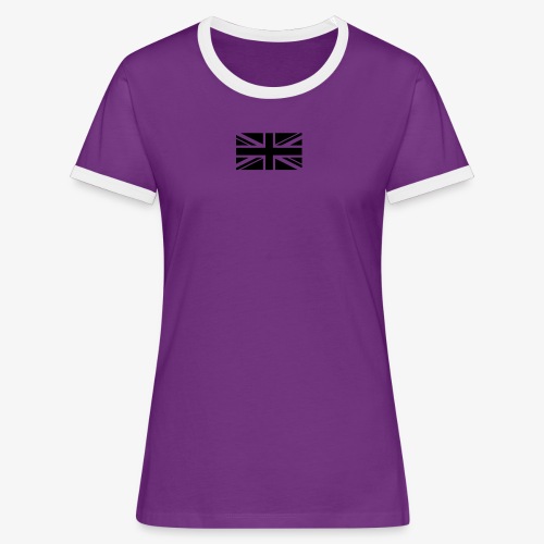 Union Jack - UK Great Britain Tactical Flag - Kontrast-T-shirt dam