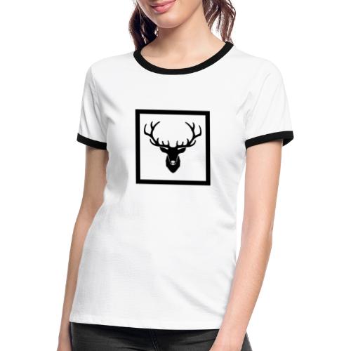 Deer BoW - Women's Ringer T-Shirt