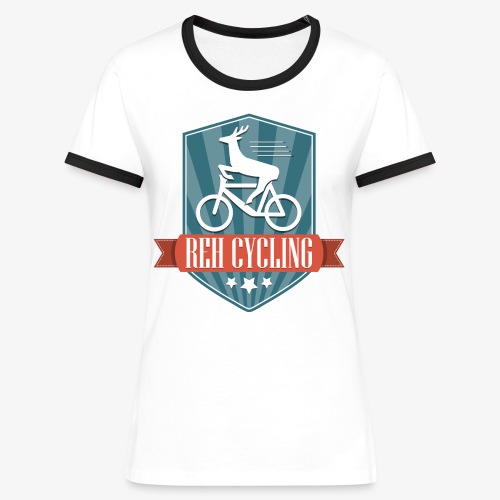 REH Cycling (Retro) - Frauen Kontrast-T-Shirt