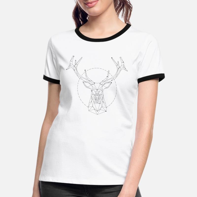 Deer constellation Women's Ringer T-Shirt