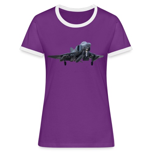 F-4 - Frauen Kontrast-T-Shirt