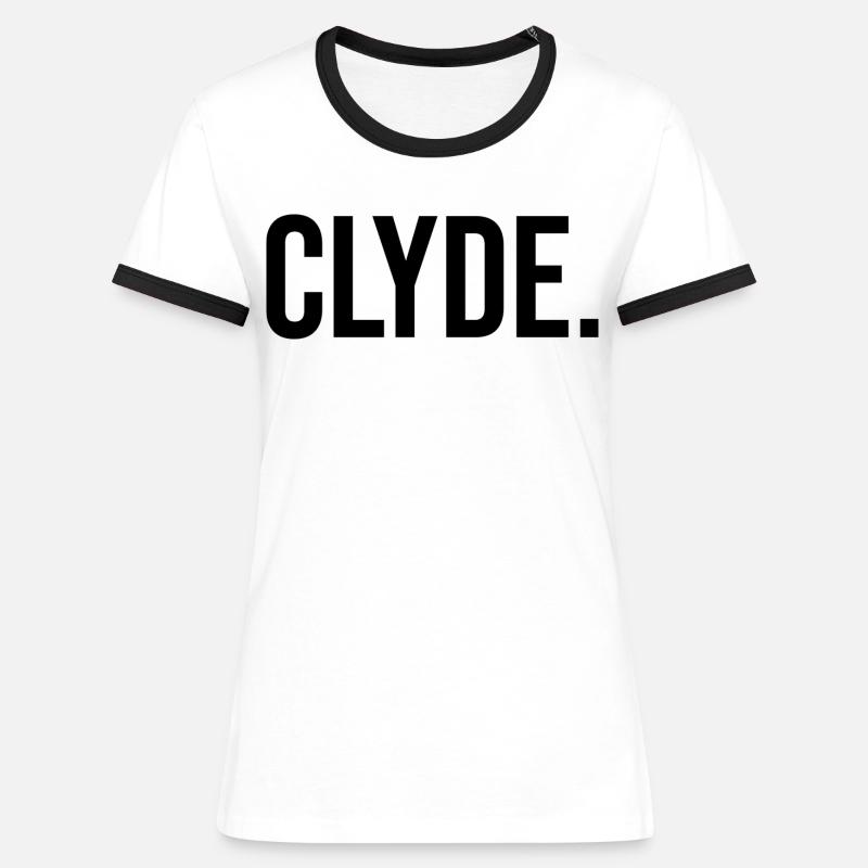 Partnerlook Partner Clyde - black - Women's Ringer T-Shirt - white/black