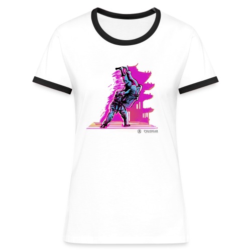 Neon Throw - Vrouwen contrastshirt