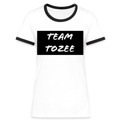 Team Tozee - Frauen Kontrast-T-Shirt