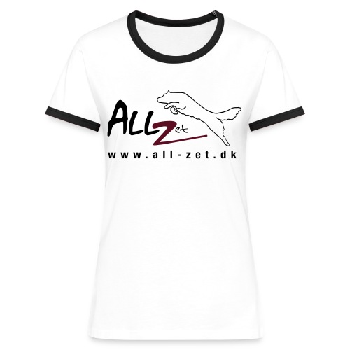All Zet Logo - Dame kontrast-T-shirt