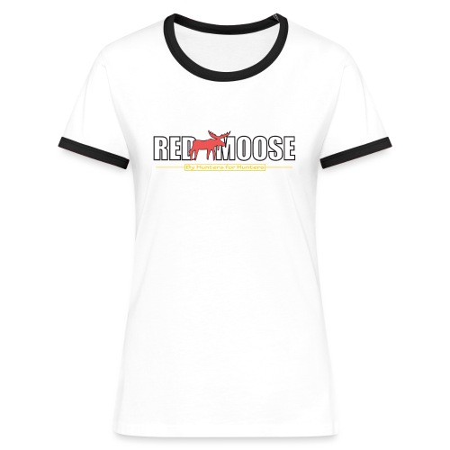 Red Moose logo - Kontrast-T-shirt dam