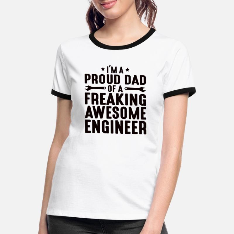 Engineer Brain Mechanical Engineering Electrical Engineering Son Women's Ringer T-Shirt