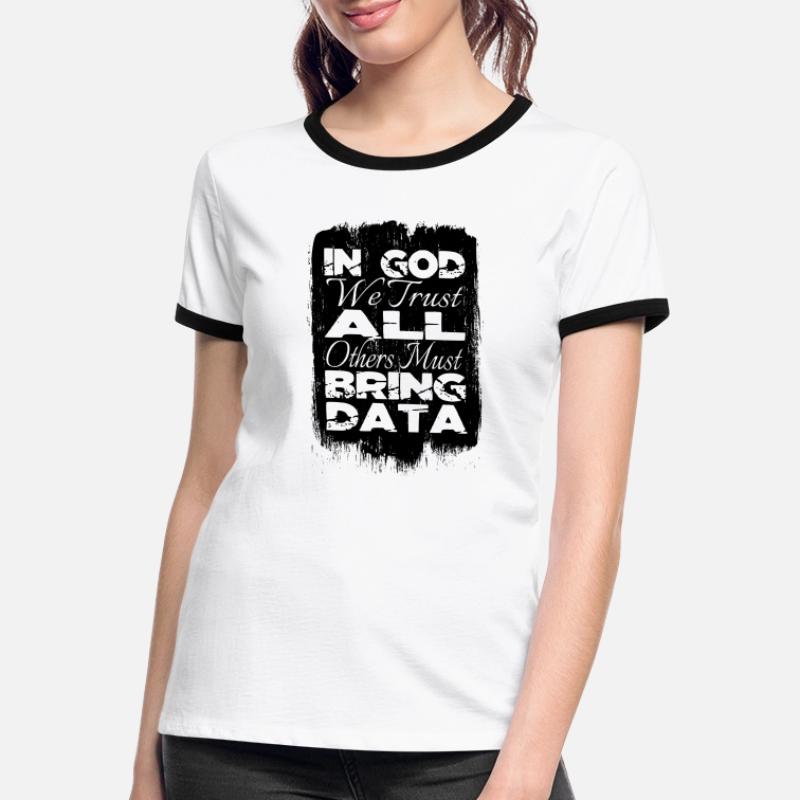 bday programming language computer science Frauen Kontrast-T-Shirt