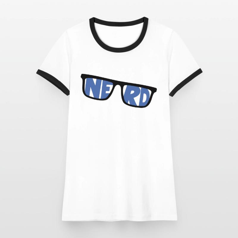 nørd coder server download cyberspace programmør Dame kontrast-T-shirt