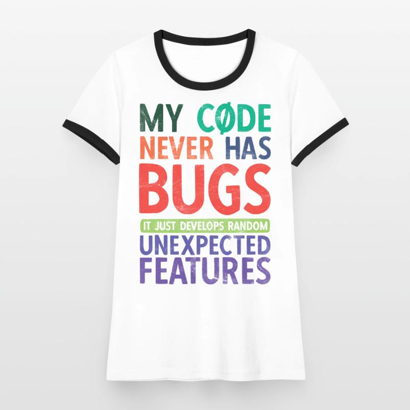 Software Ingenieur Informatiker Programmierer Frauen Kontrast-T-Shirt
