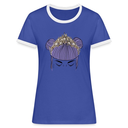 Queen girl - Camiseta contraste mujer