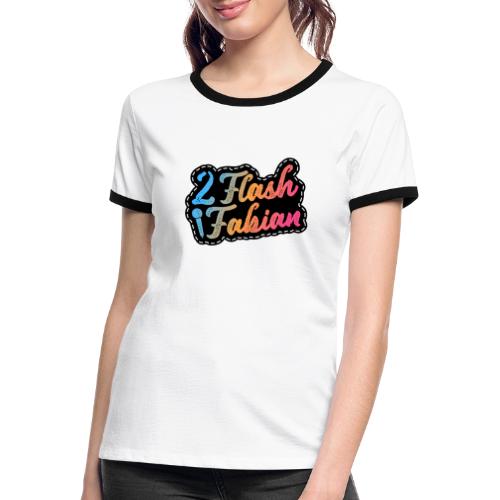 2flash fabian - Frauen Kontrast-T-Shirt