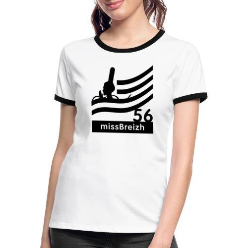 drapeau misterBreizh® 56 - T-shirt contrasté Femme