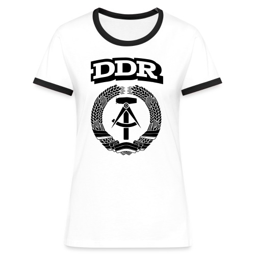 DDR T-paita - Naisten kontrastipaita