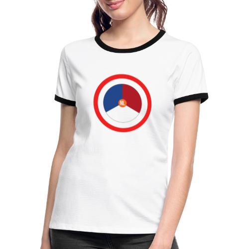 NL Hero logo - Vrouwen contrastshirt