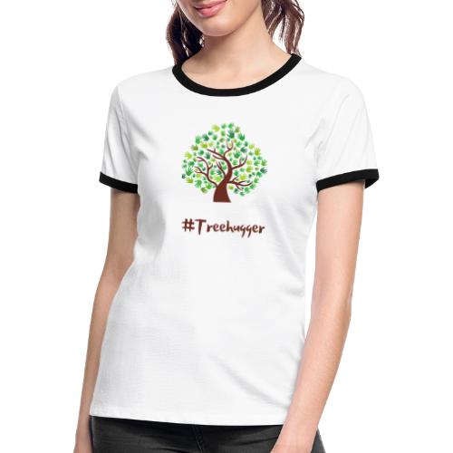 #treehugger - Vrouwen contrastshirt
