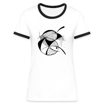 Mythical creature - Women's Ringer T-Shirt - white/black - Front - Selfina (174cm)