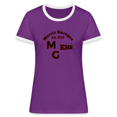 Morris Garages Est.1924 - Frauen Kontrast-T-Shirt