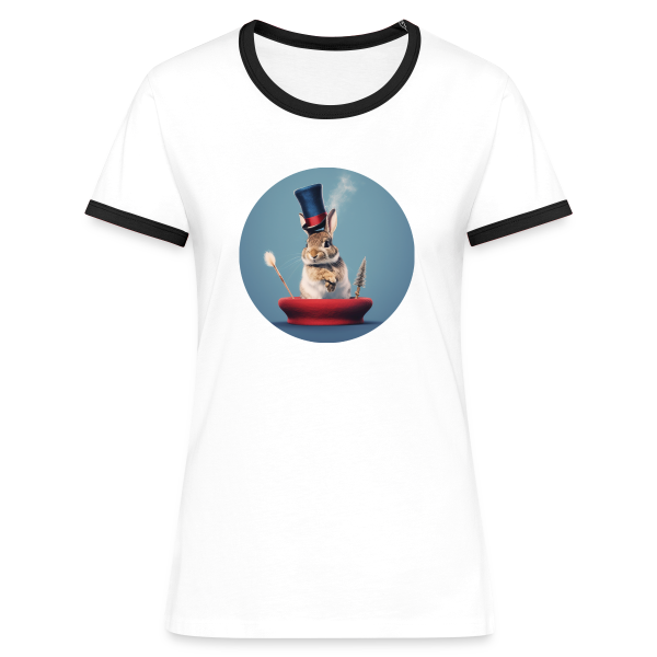Conversionzauber "Zauber-Bunny" - Frauen Kontrast-T-Shirt