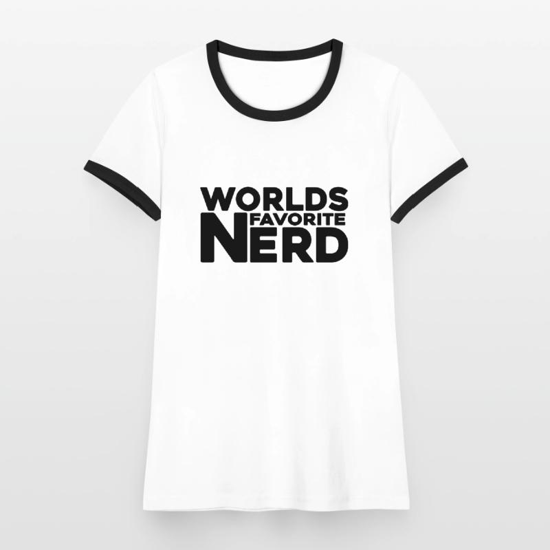 nerd coder iq server Frauen Kontrast-T-Shirt