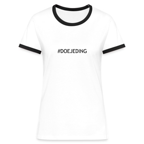 #DOEJEDING - Vrouwen contrastshirt