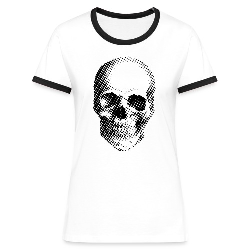 Skull & Bones No. 1 - schwarz/black - Frauen Kontrast-T-Shirt