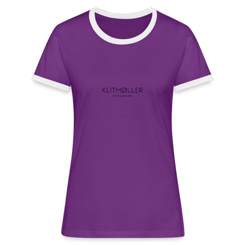 Klitmøller, Klitmöller, Dänemark, Nordsee - Frauen Kontrast-T-Shirt