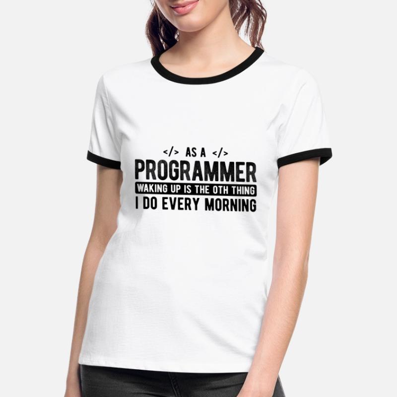 Software Ingenieur Informatiker Programmierer Frauen Kontrast-T-Shirt