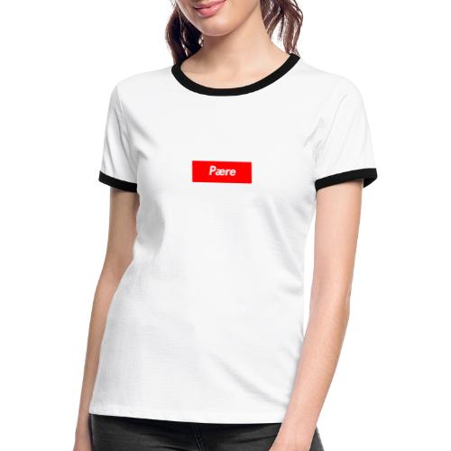 Pærepreme - Kontrast-T-skjorte for kvinner