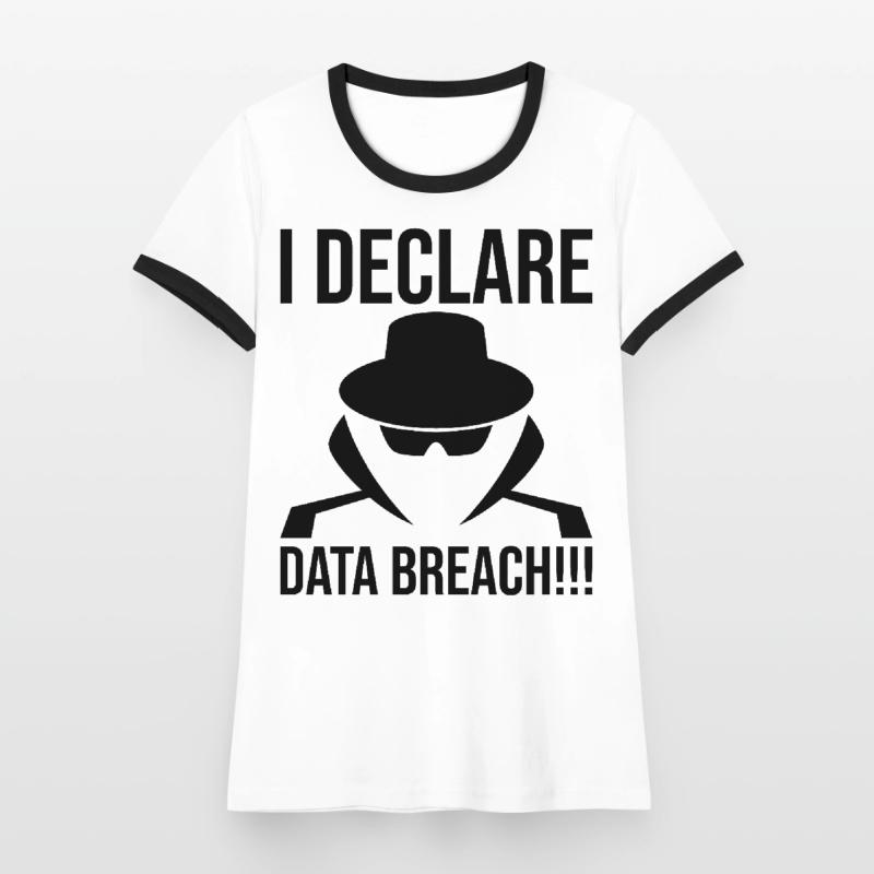 Cybersecurity Computer Security Cybersecurity Women's Ringer T-Shirt