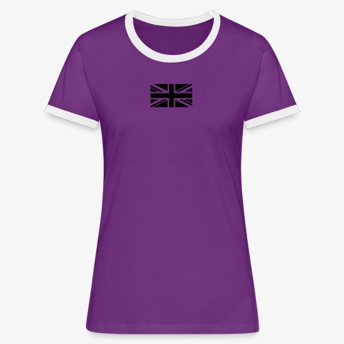 Union Jack - UK Great Britain Tactical Flag - Kontrast-T-shirt dam