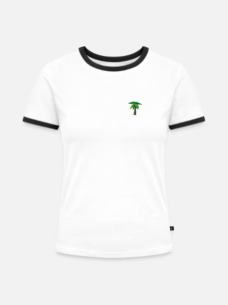 Pelé - Women's Ringer T-Shirt - white/black