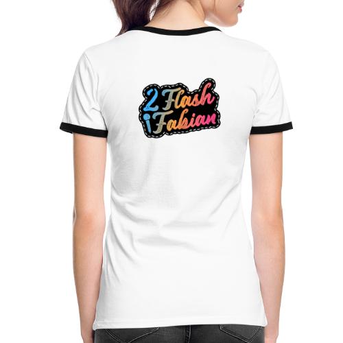 2Flash Fabian - Frauen Kontrast-T-Shirt