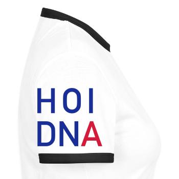 Heidenheim Swabian Hoidna - Women's Ringer T-Shirt - white/black - Right - Selfina (174cm)