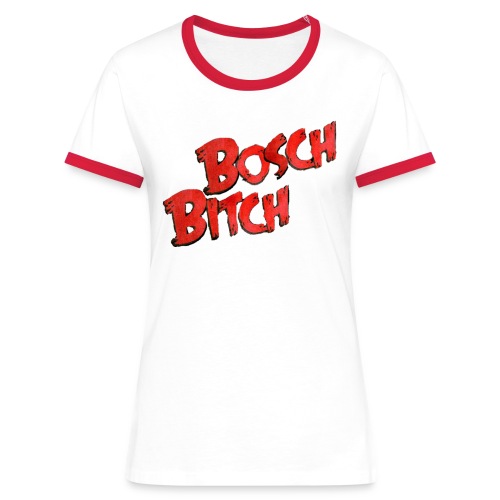 Bosch-Bitch Logo - Frauen Kontrast-T-Shirt