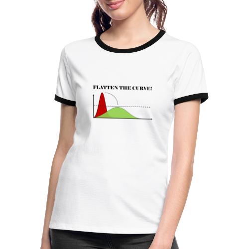 Flatten the curve - Women's Ringer T-Shirt