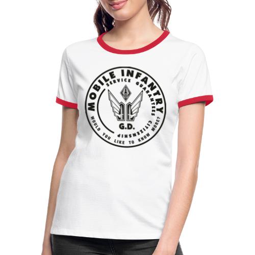 Mobile Infantry (schwarz) - Frauen Kontrast-T-Shirt