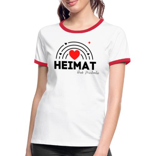 Heimat - Frauen Kontrast-T-Shirt