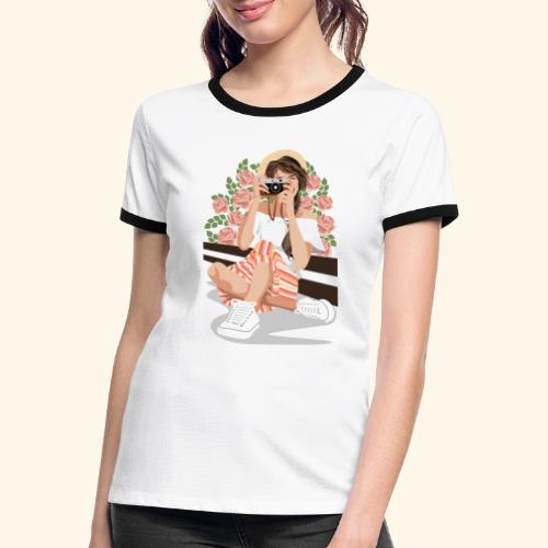 Sira - Camiseta contraste mujer