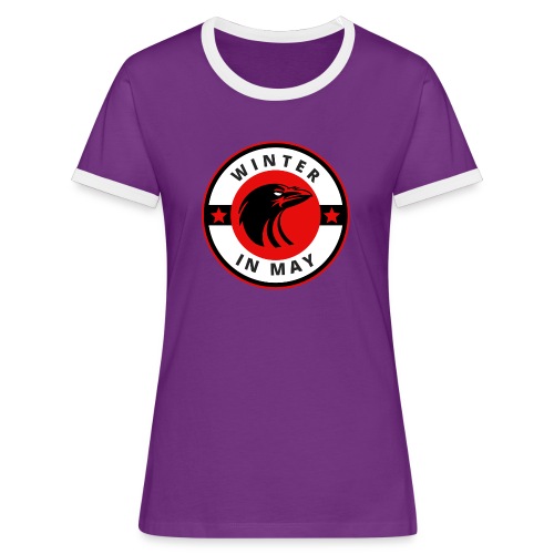 Winter in May Raven - Camiseta contraste mujer