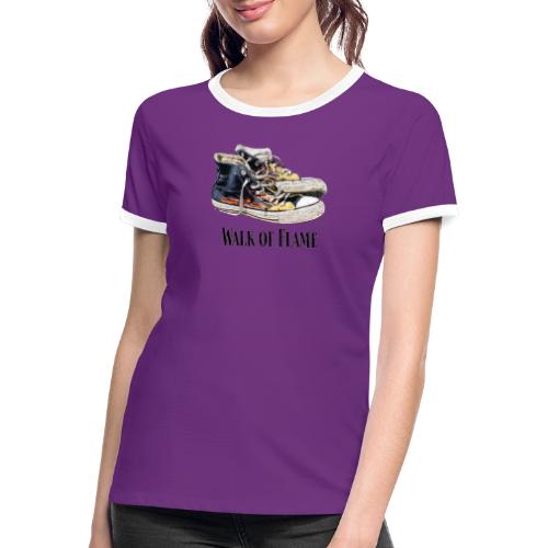 Bronko55 No.47 – Walk of Flame - Frauen Kontrast-T-Shirt
