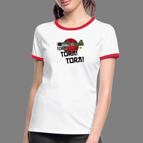 TDH2107 - TORA TORA TORA - T-shirt contrasté Femme