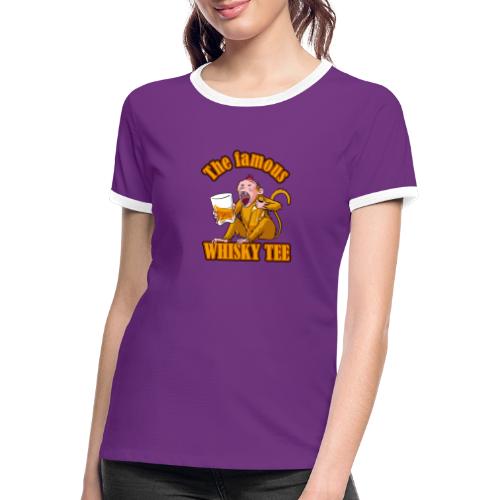 THE FAMOUS WHISKY TEE ! (dessin Graphishirts) - T-shirt contrasté Femme