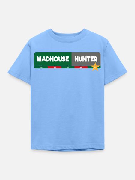 MadhouseHunter - Kinder T-Shirt - Himmelblau
