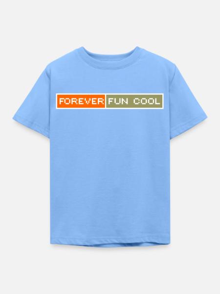 Just Cold Fun Englisch - Kinder T-Shirt - Himmelblau