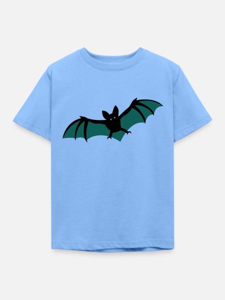 Fledermaus - Kinder T-Shirt - Himmelblau