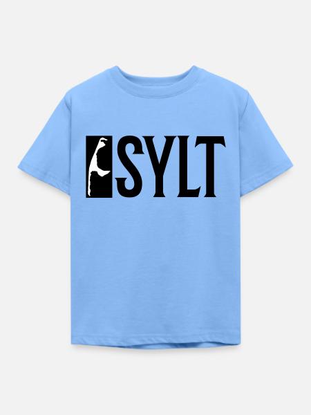 Sylt Urlaub - Kinder T-Shirt - Himmelblau