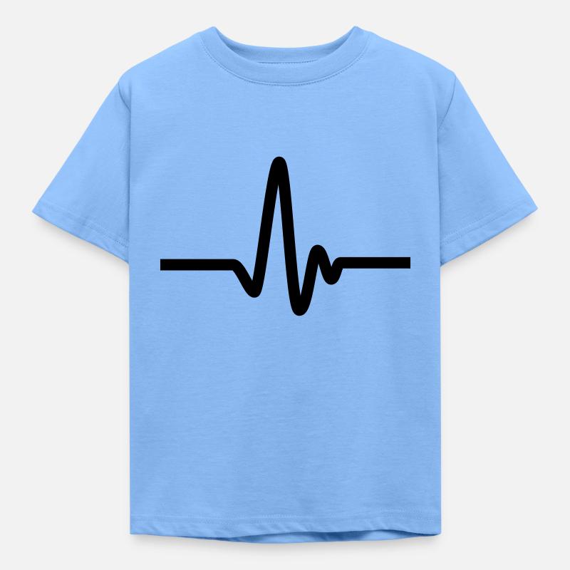 pulse - Kids' T-Shirt - sky blue