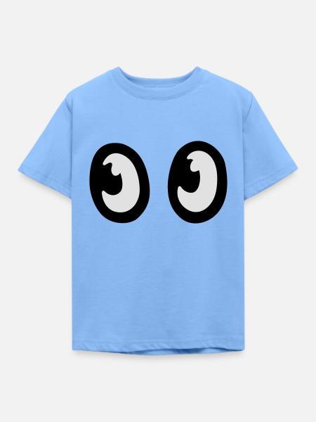 augen / eyes - Kinder T-Shirt - Himmelblau