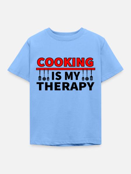 Kochen - Kinder T-Shirt - Himmelblau